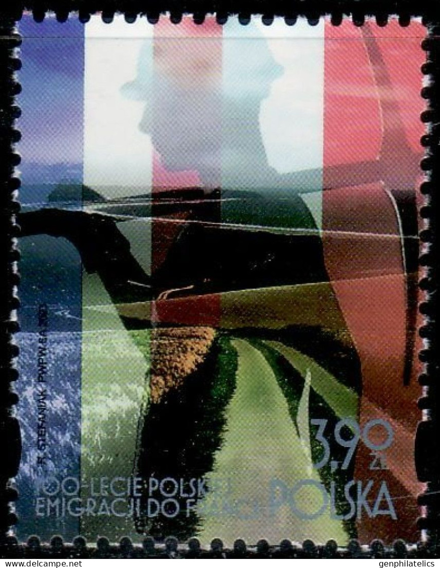 POLAND 2023 HISTORY Events. Polish Emigration To France - Fine Stamp MNH - Nuevos