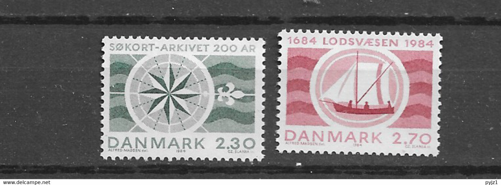 1984 MNH Danmark, Michel 802-3  Postfris** - Neufs