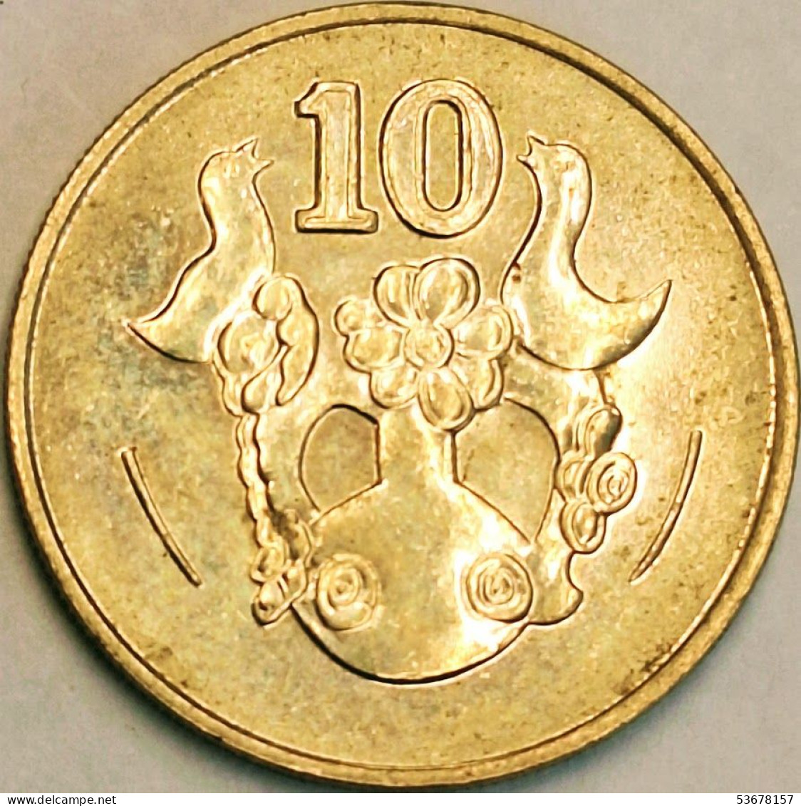 Cyprus - 10 Cents 1994, KM# 56.3 (#3611) - Chipre