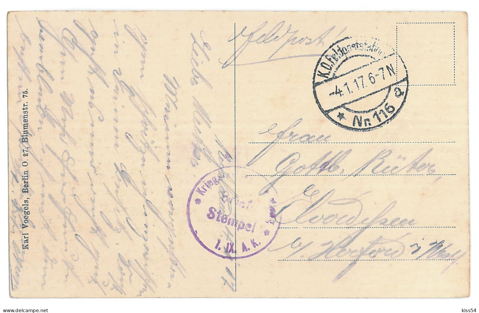 BL 23 - 12791 GRODNO, Belarus, Panorama - Old Postcard, CENSOR - Used - 1917 - Belarus
