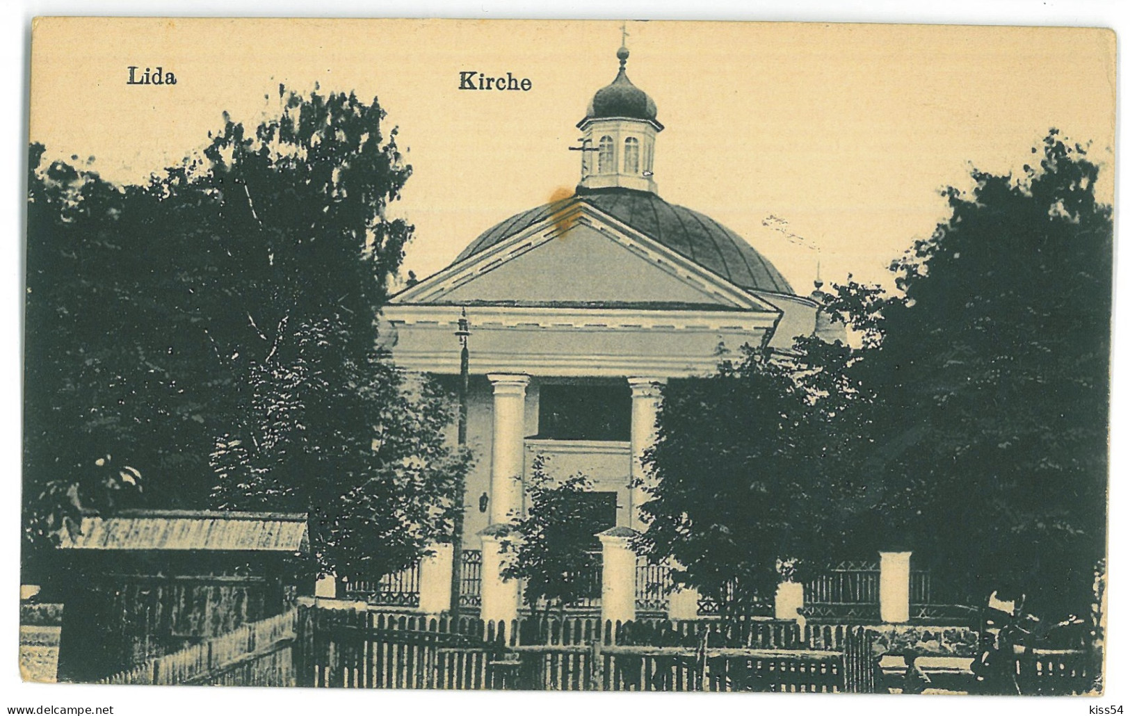 BL 23 - 21499 LIDA, Church, Belarus - Old Postcard, CENSOR - Used - 1916 - Belarus