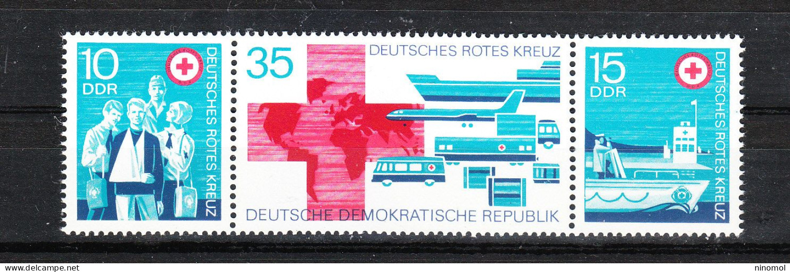 Germania Or. Le  - 1972..Croce Rossa. Pronto Soccorso Nel Mondo. Red Cross. First Aid In The World. MNH - Secourisme