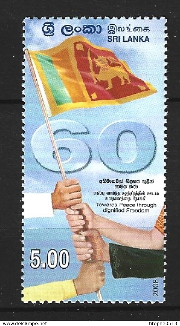 SRI LANKA. N°1639 De 2008. Drapeau National. - Stamps