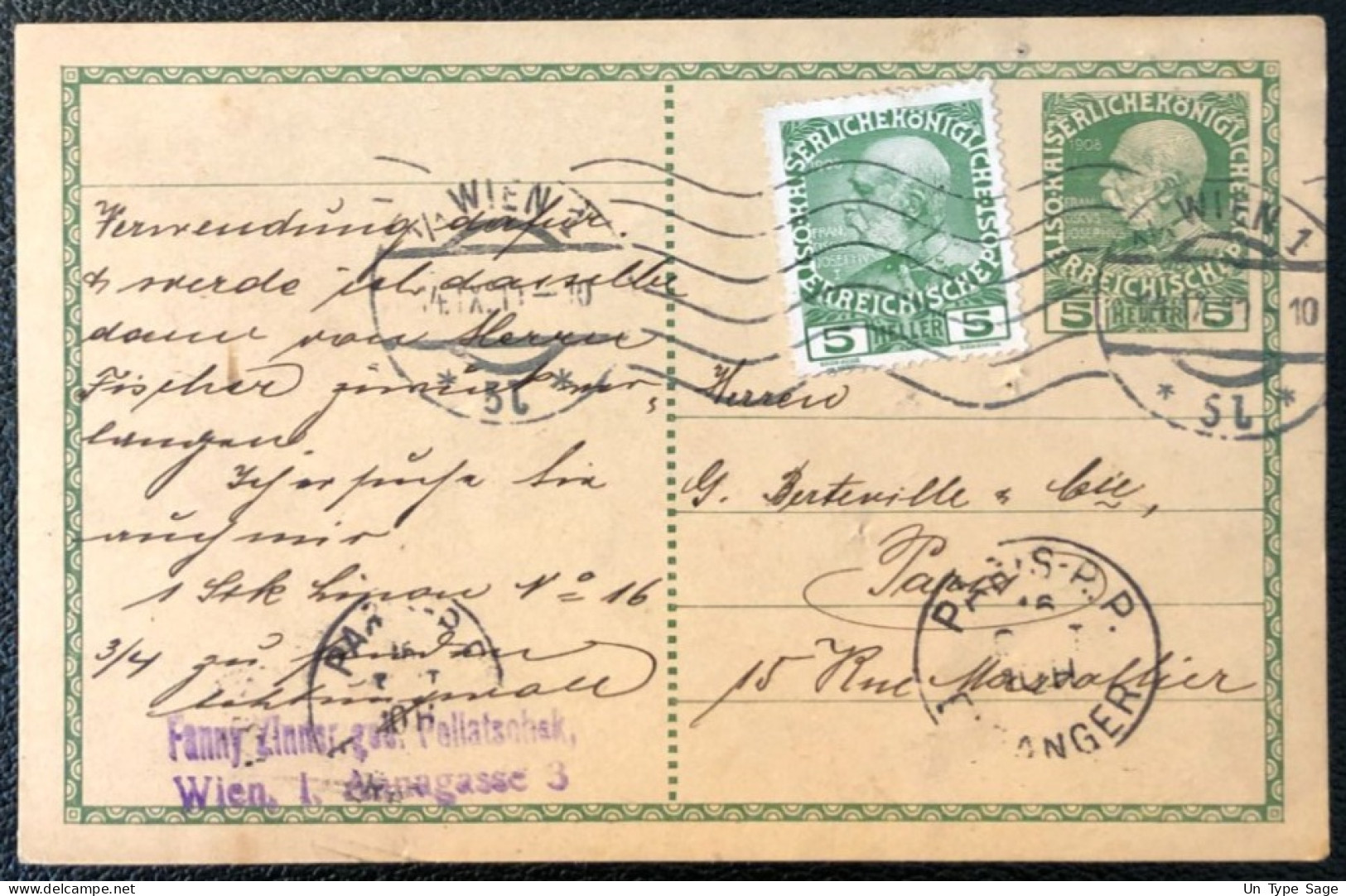 Autriche, Divers Sur Entier Carte Postale De Vienne - (B149) - Postkarten