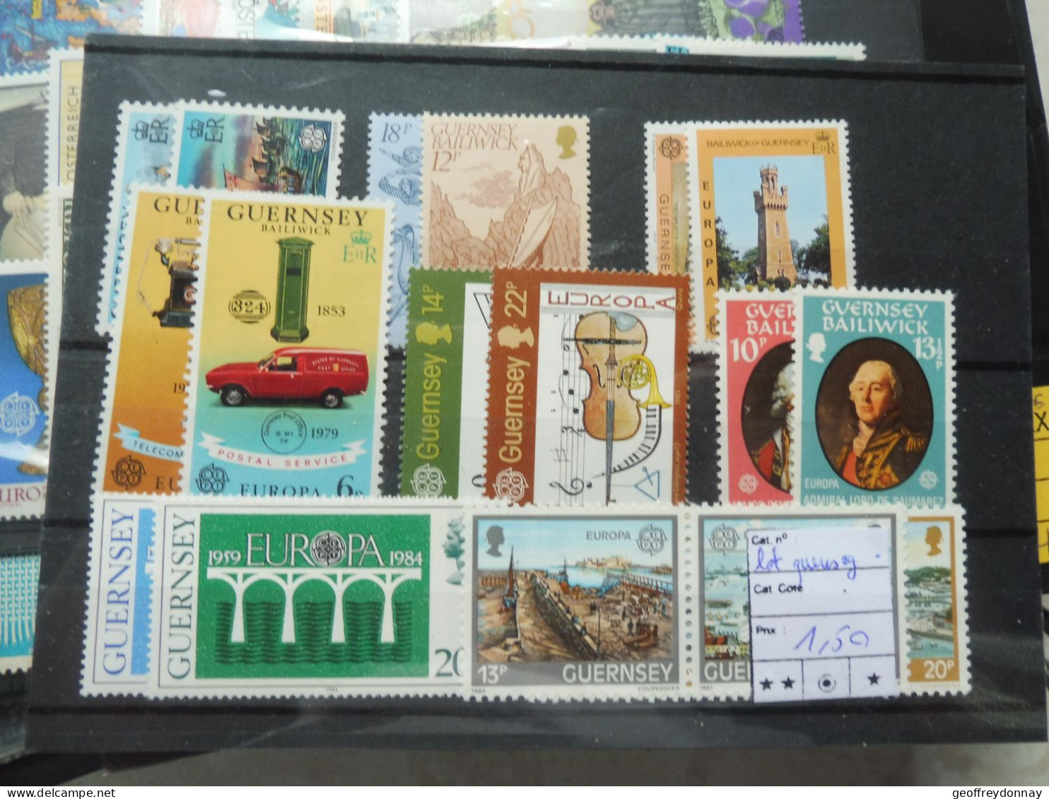 Guernsey Guernersey Neuf Mnh ** Perfect Parfait Europa Lot - Colecciones