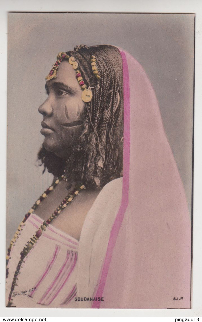 Reiser Real Photo Colorisée Femme Soudanaise - Afrique