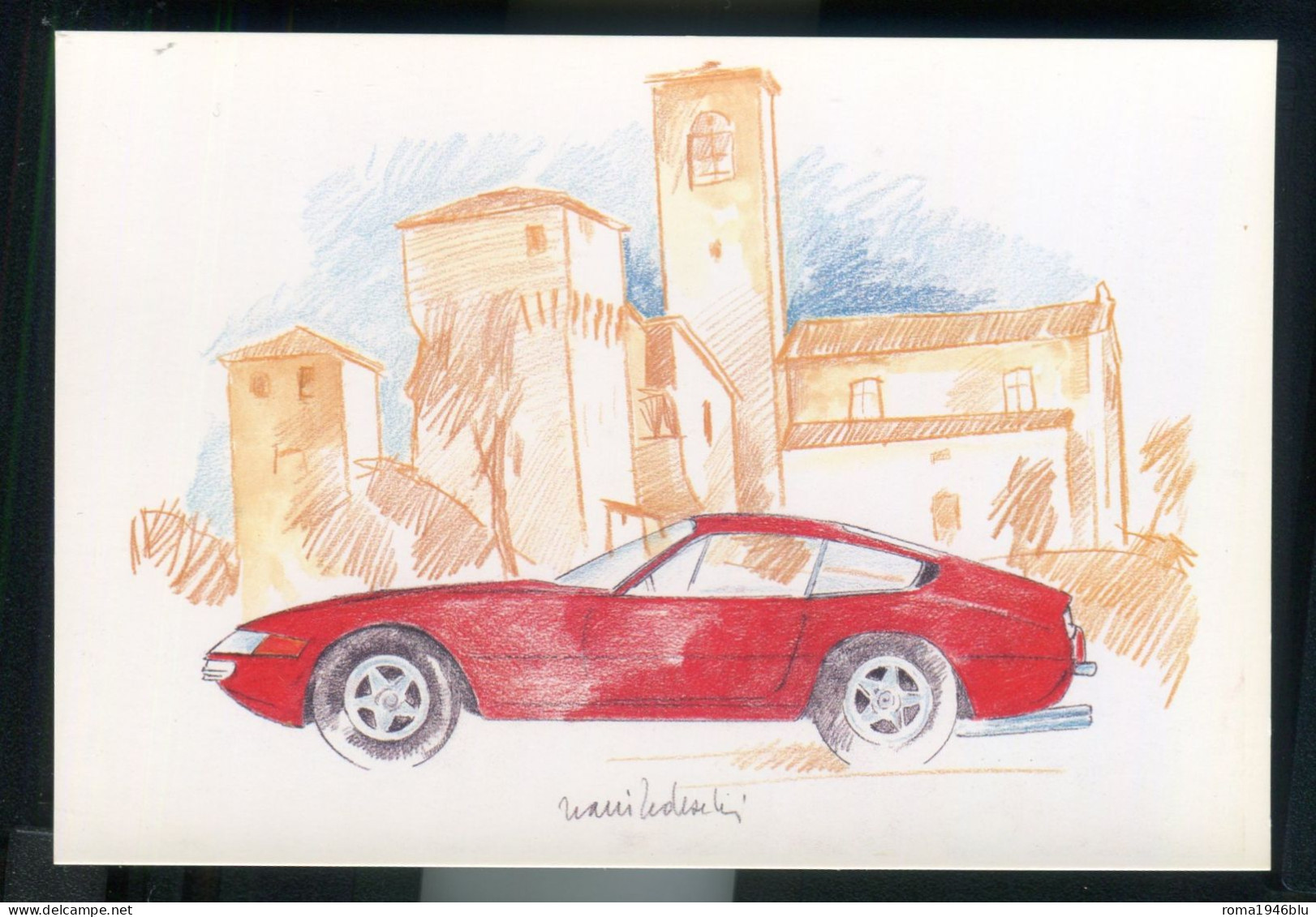 FERRARI 50 ANNI A MARANELLO  CARTOLINA - Colecciones Y Lotes