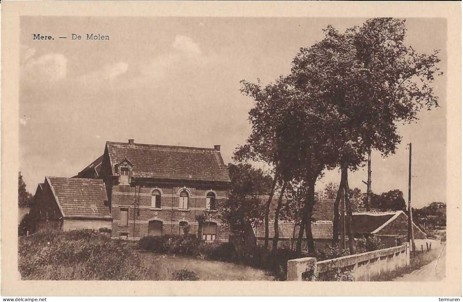 Mere : De Molen (uitgave Weduwe Schelfhout Teerlinckstraat) - Erpe-Mere