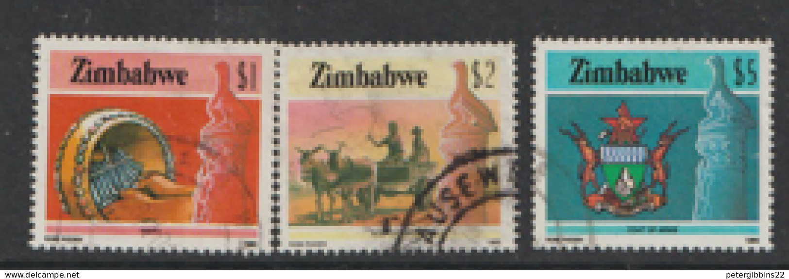 Zimbabwe  1985   SG 678-80    Fine Used - Zimbabwe (1980-...)