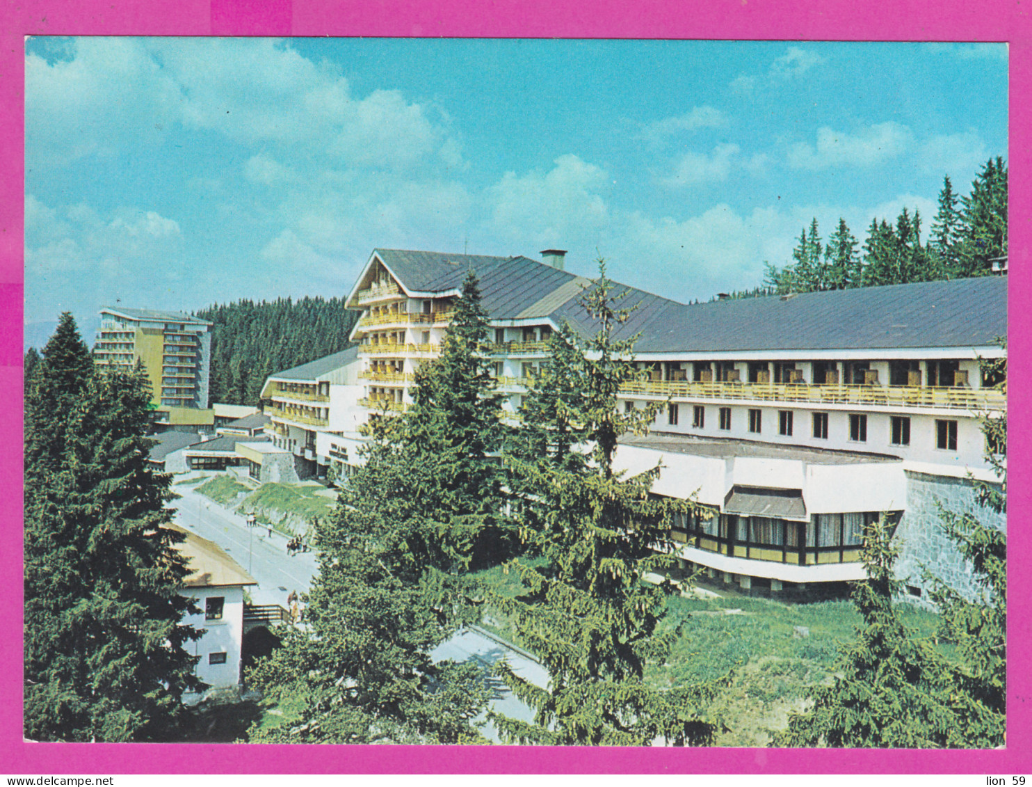 309421 / Bulgaria - Pamporovo Ski Resort - Hotel " Perelik" Building  1987 PC Bulgarie Bulgarien Bulgarije  - Hotels & Restaurants