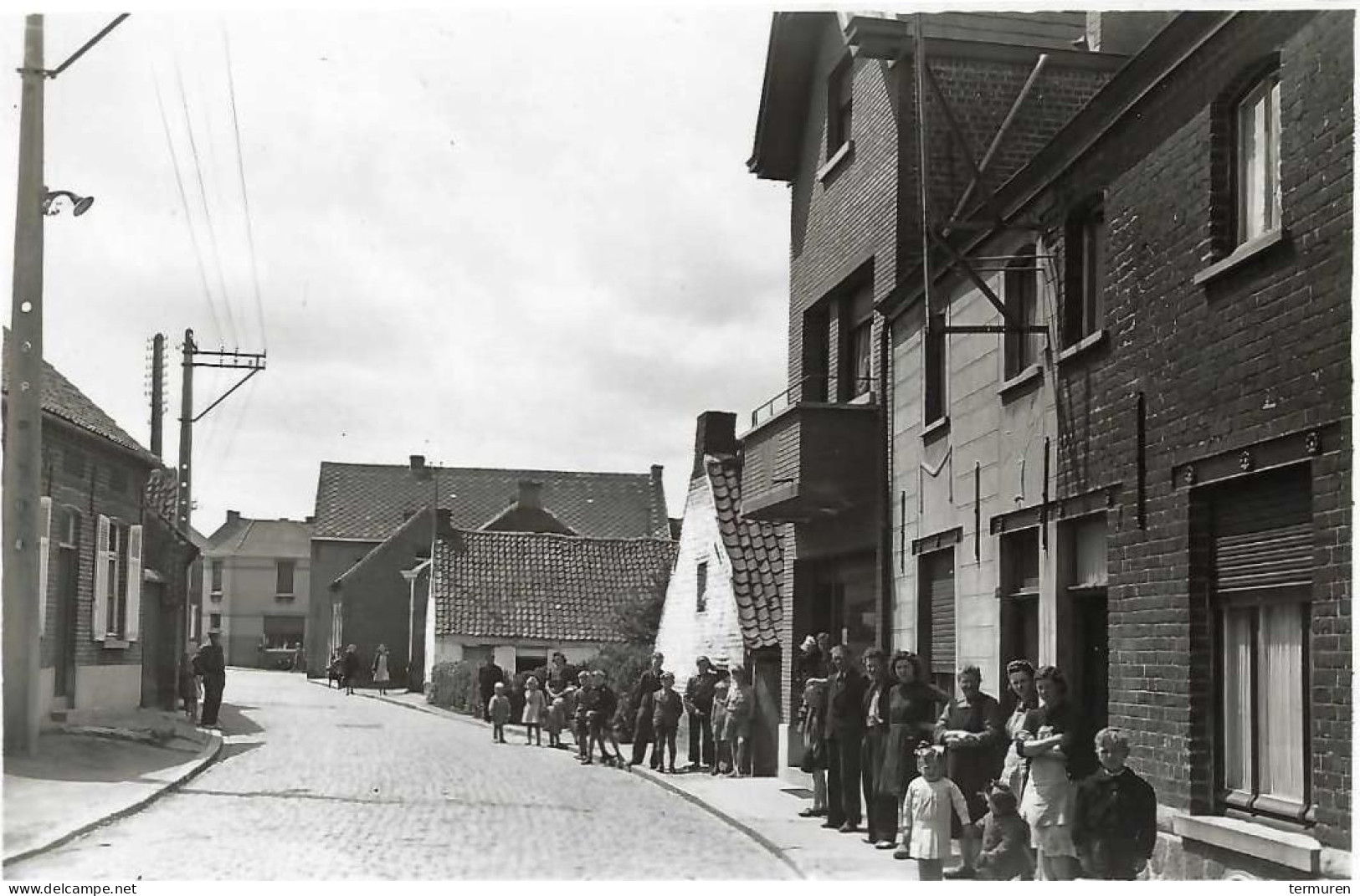 Mere : Teerlinckstraat (uitgave Weduwe Schelfhout Teerlinckstraat) - Erpe-Mere