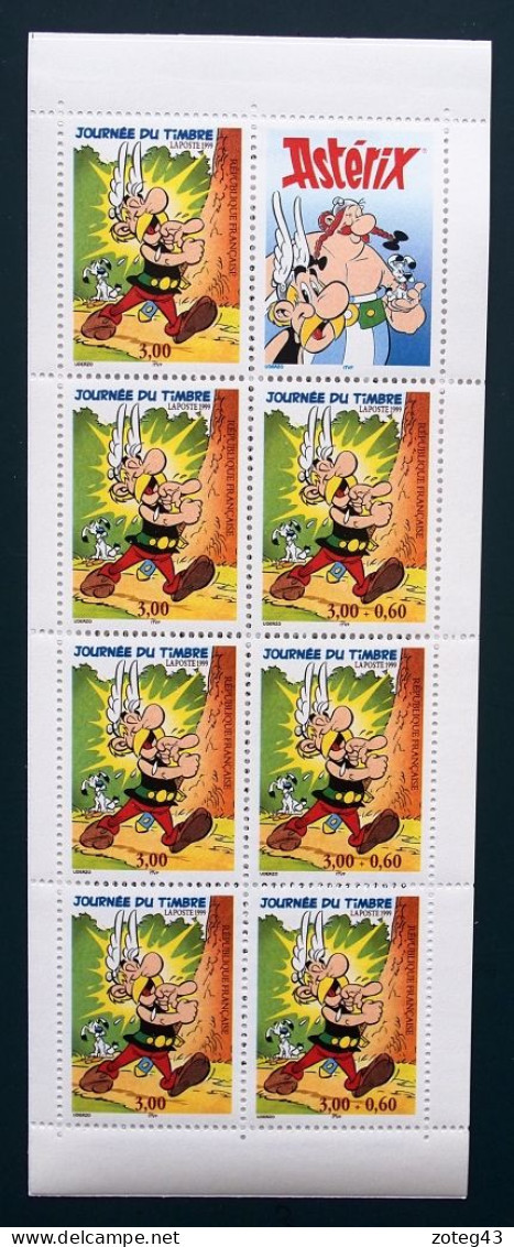 France 1999 ASTERIX Carnet Neuf Non Plié De 7 Timbres Yvert Tellier Journée Du Timbre N° BC 3227 - Stamp Day