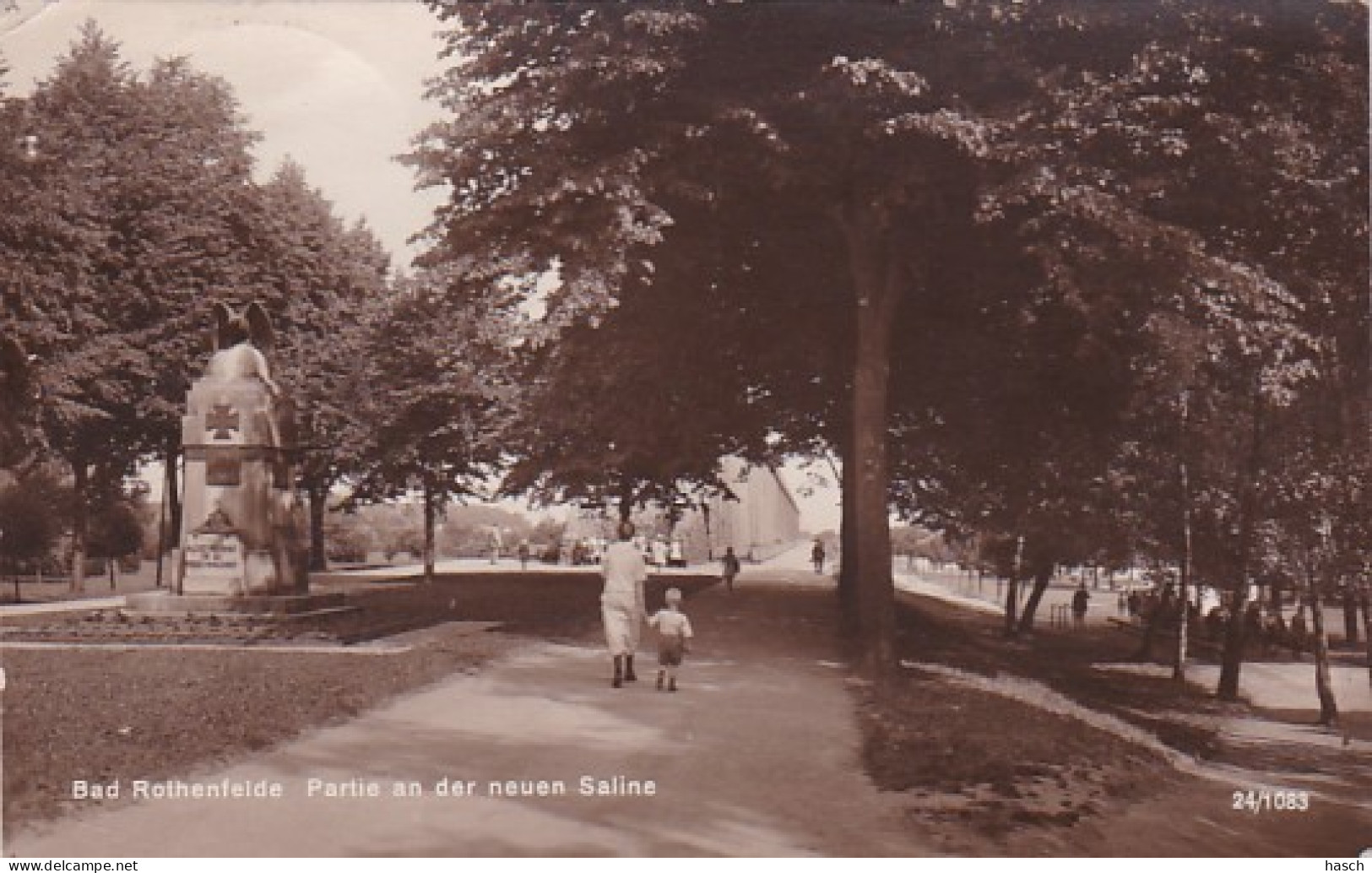 2791	103	Bad Rothenfelde, Partie An Der Saline 1926 (Sehr Kleine Falten Im Ecken) - Bad Rothenfelde