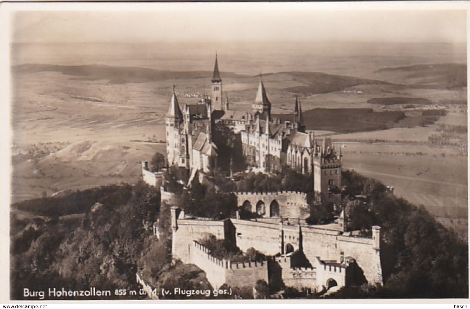 2791	155	Burg Hohenzollern, (Sehr Kleine Falten Im Ecken) - Balingen