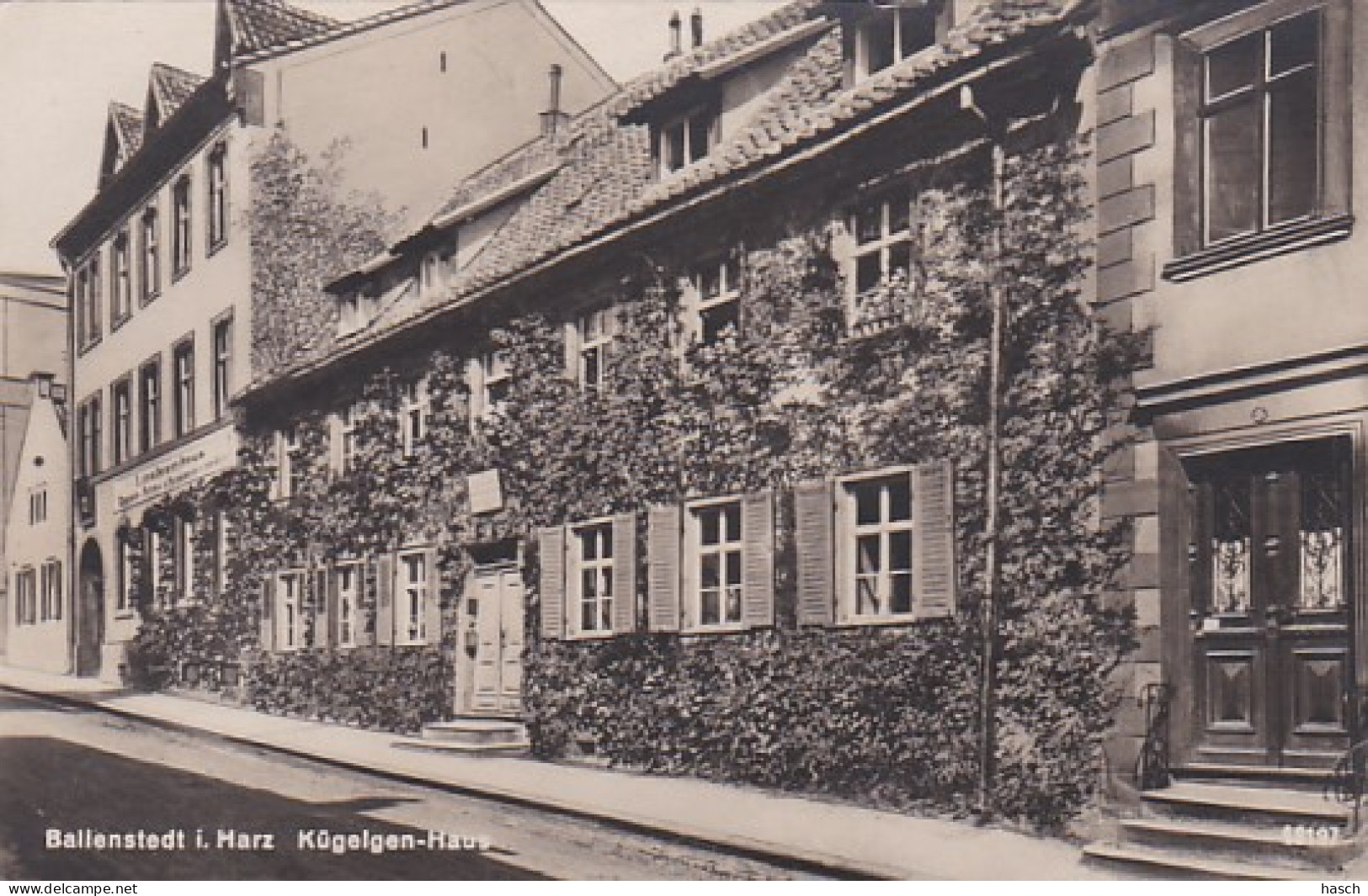 2791	165	Ballenstedt Im Harz Kügelgen Haus (Foto Karte) (Sehr Kleine Falten Im Ecken) - Ballenstedt