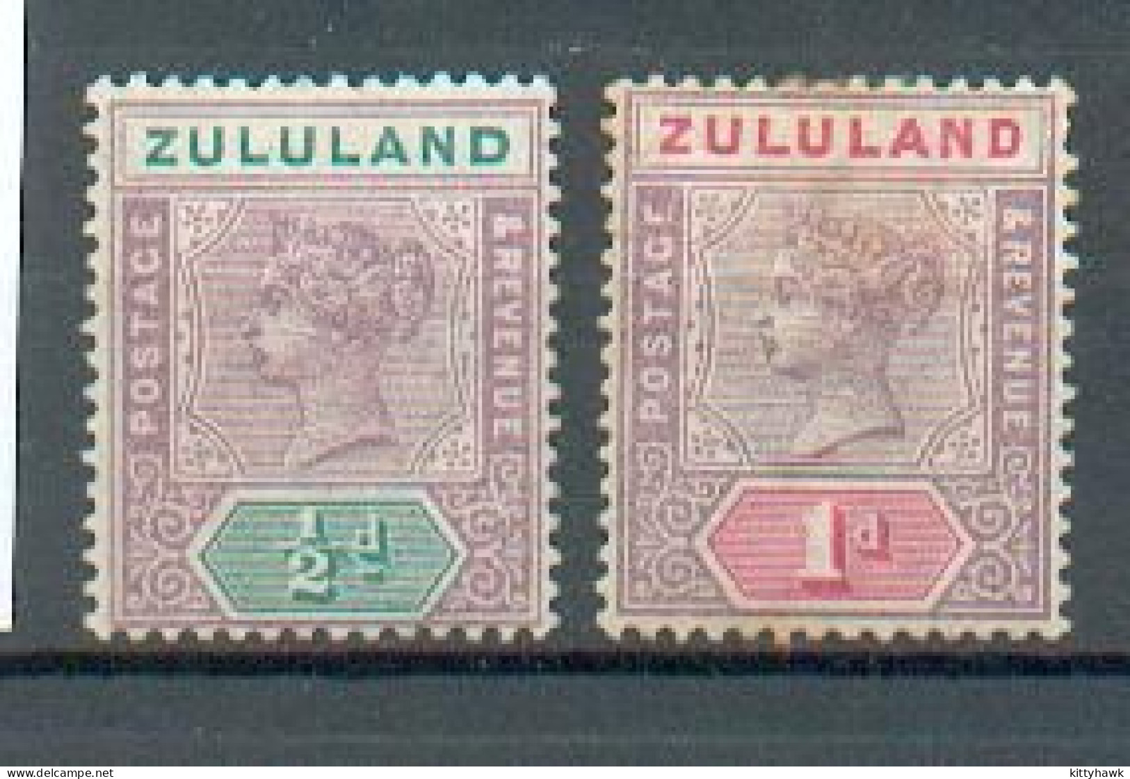 B 167 - ZULULAND - YT 14 Et 15 * - Zululand (1888-1902)