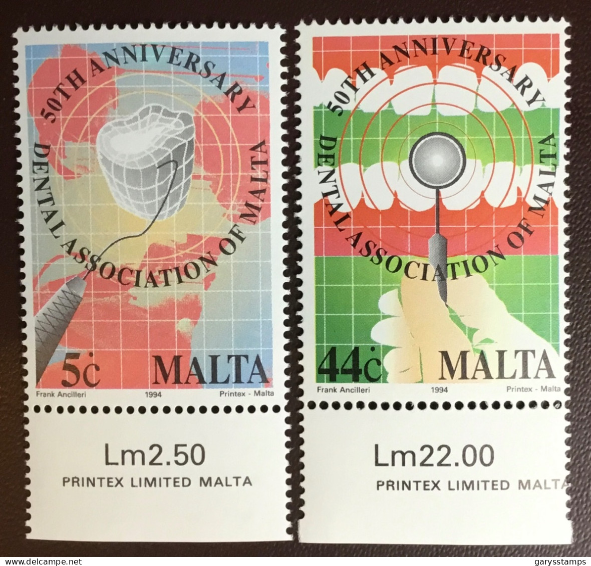 Malta 1994 Dental Organisation MNH - Malte