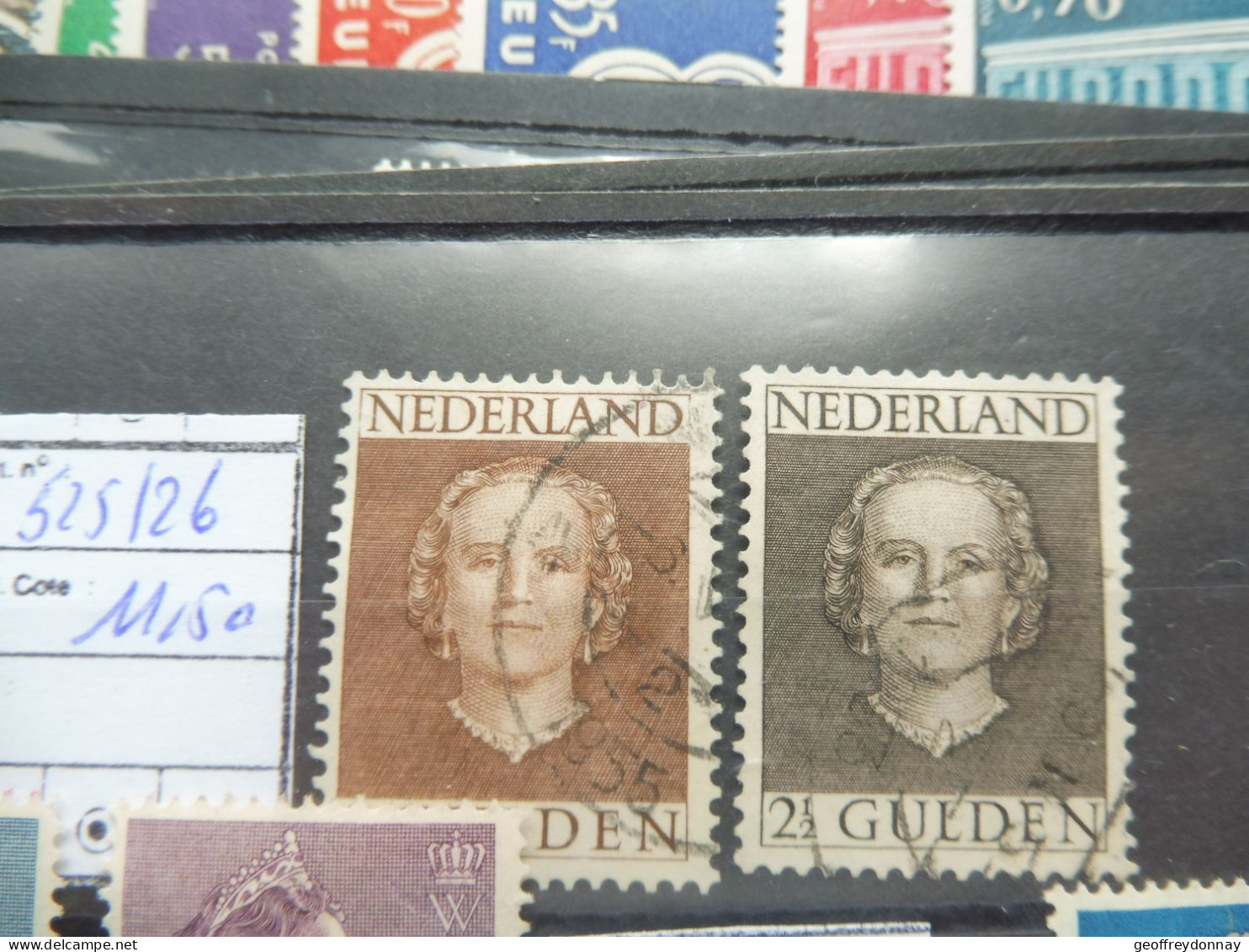 Pays Bas Nederland Holland Used Oblitéré Gestempelt  525/526 Perfect Parfait - Oblitérés