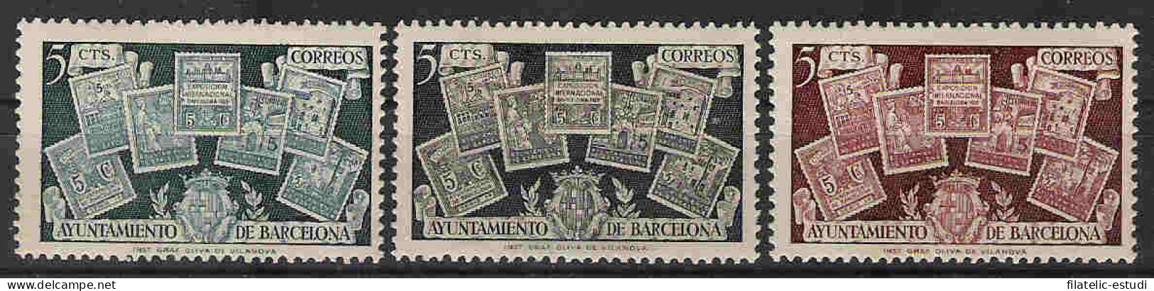 España Spain Barcelona SH NE 31 1945 Conmemoración Del Cese Del Recargo De Hoj - Barcellona