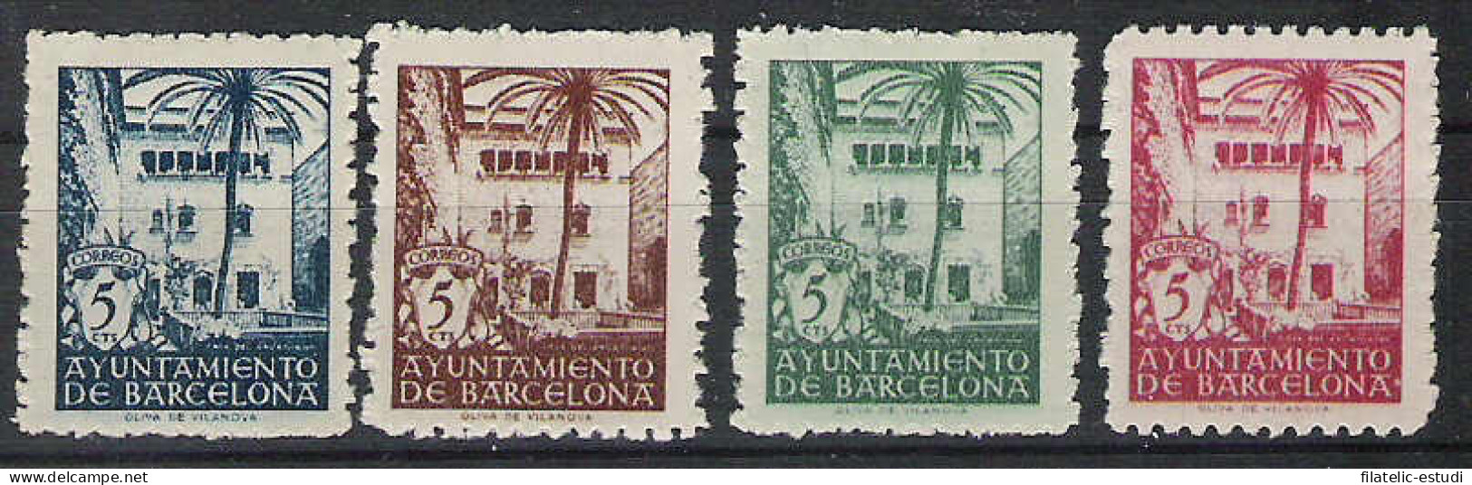 Barcelona 65/68 1945 Casa Del Arcediano MNH - Barcelone