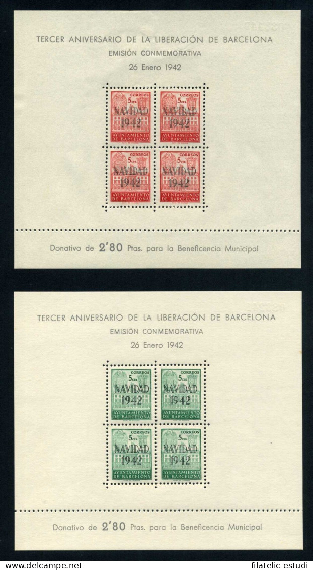 Barcelona 40/41 1942 NAVIDAD MNH - Barcellona