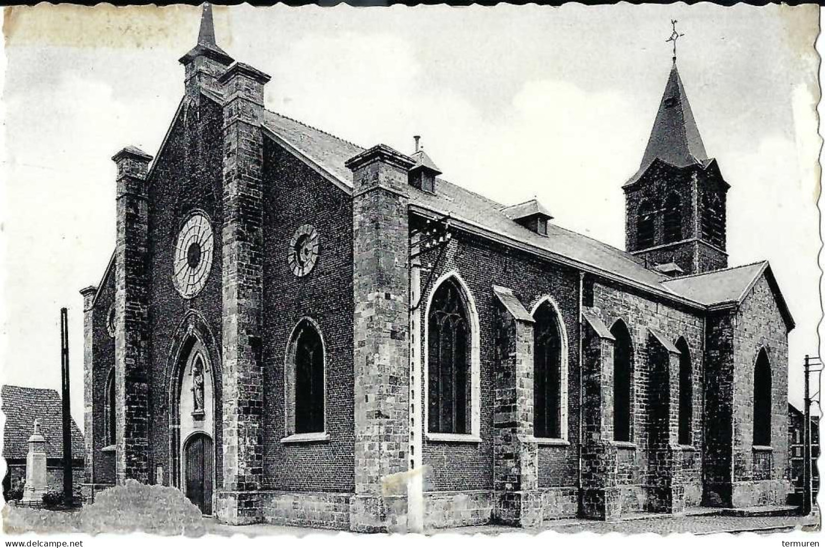 Mere :kerk St Bavo (zie Kleine Schade Rechts En Links Boven) - Erpe-Mere