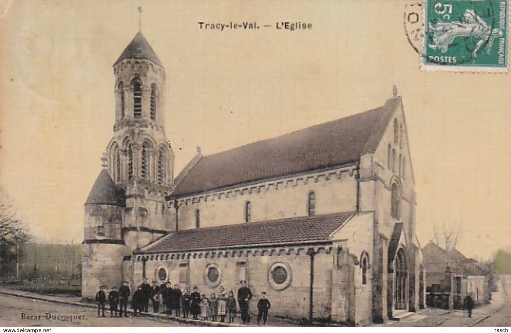 279597Tracy Le Val, L'Eglise 1912 (voir Coins Voir Verso)  - Thourotte