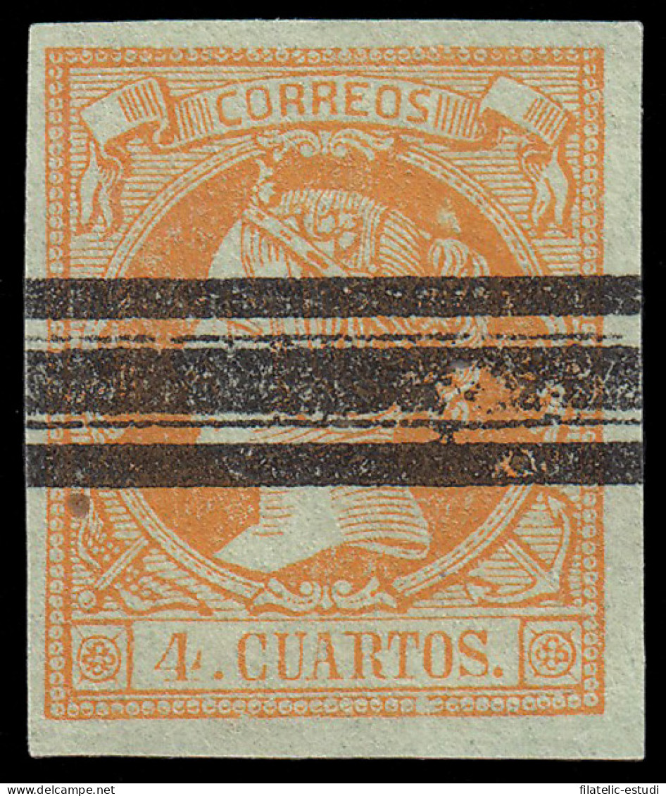 España Spain Barrados 52 1860-61 Isabel II - Other & Unclassified