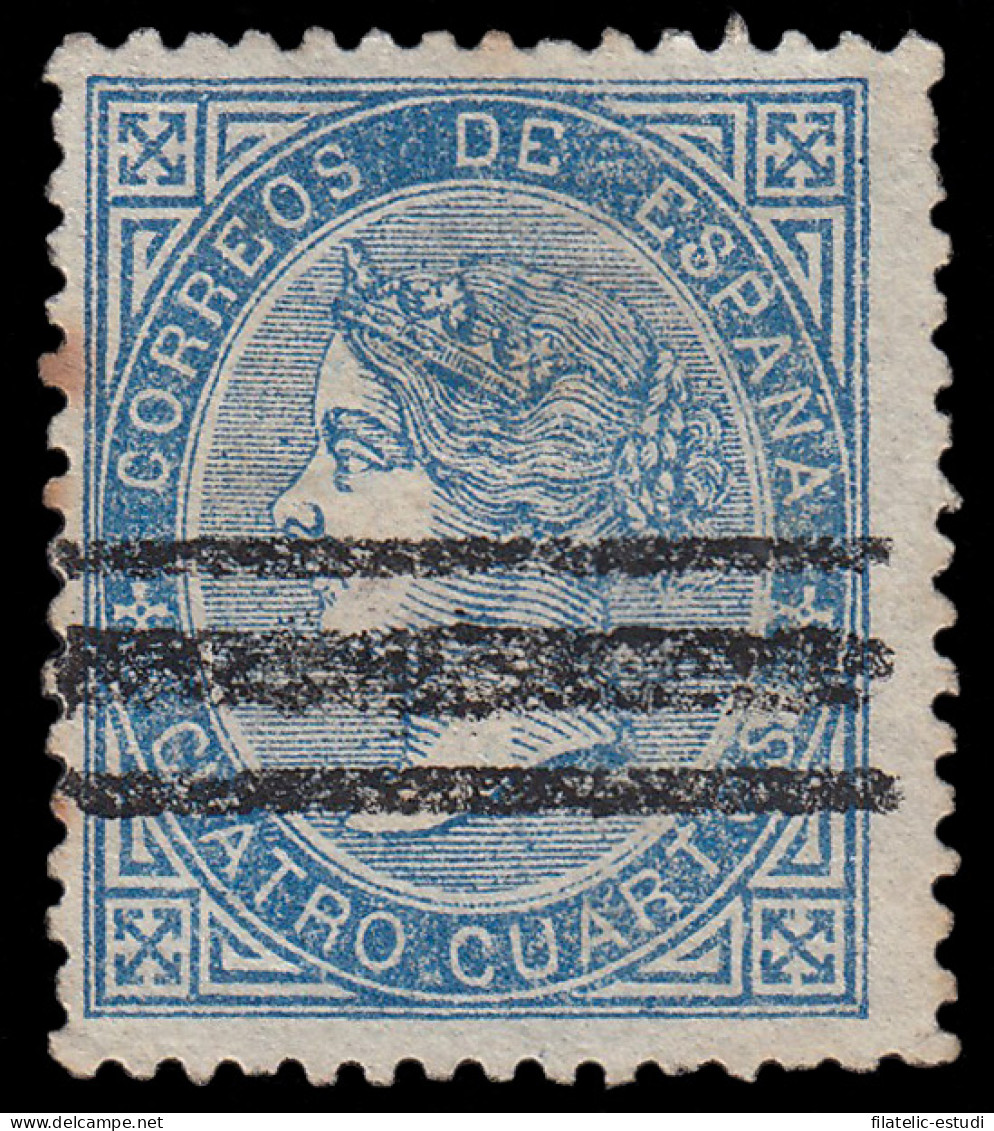 España Spain Barrados 88 1867-69 Isabel II - Other & Unclassified
