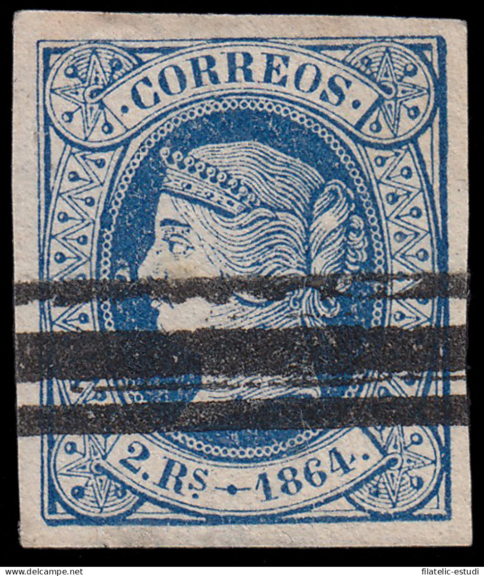 España Spain Barrados 68 1864 Isabel II - Andere & Zonder Classificatie