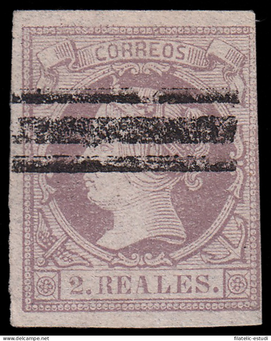 España Spain Barrados 56 1860-61 Isabel II - Other & Unclassified