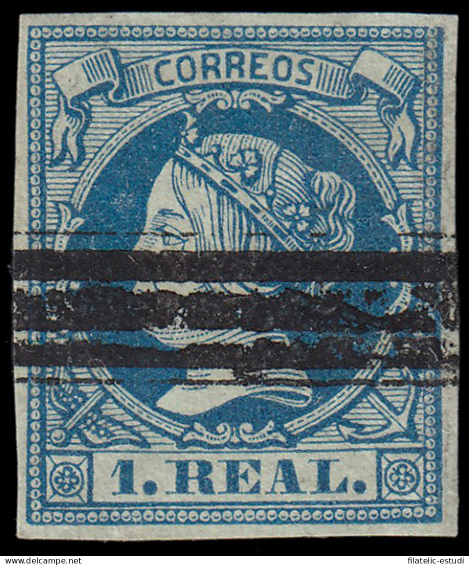 España Spain Barrados 55 1860-61 Isabel II - Andere & Zonder Classificatie