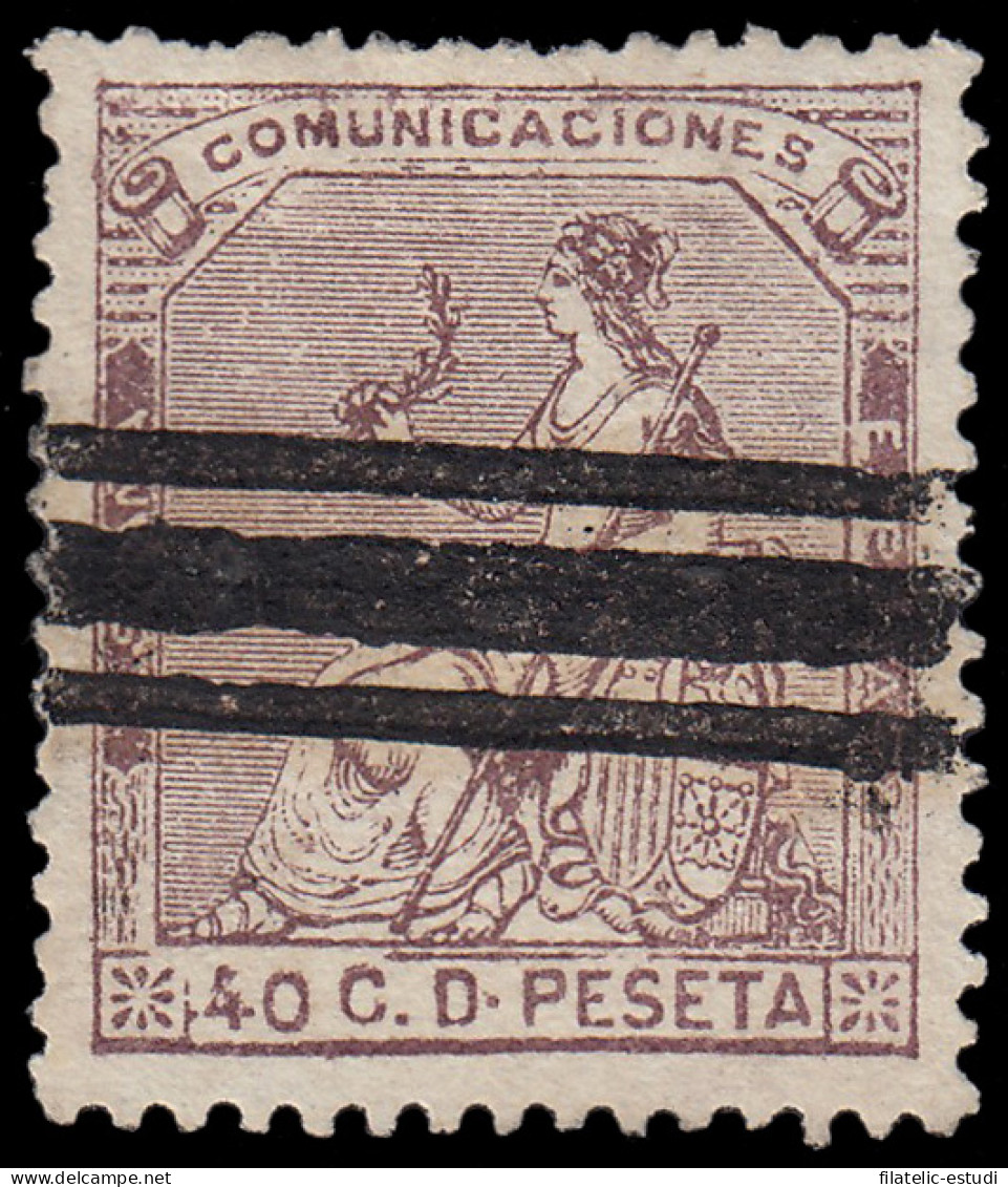 España Spain Barrados 136 1873 Alegoría Comunicaciones - Altri & Non Classificati