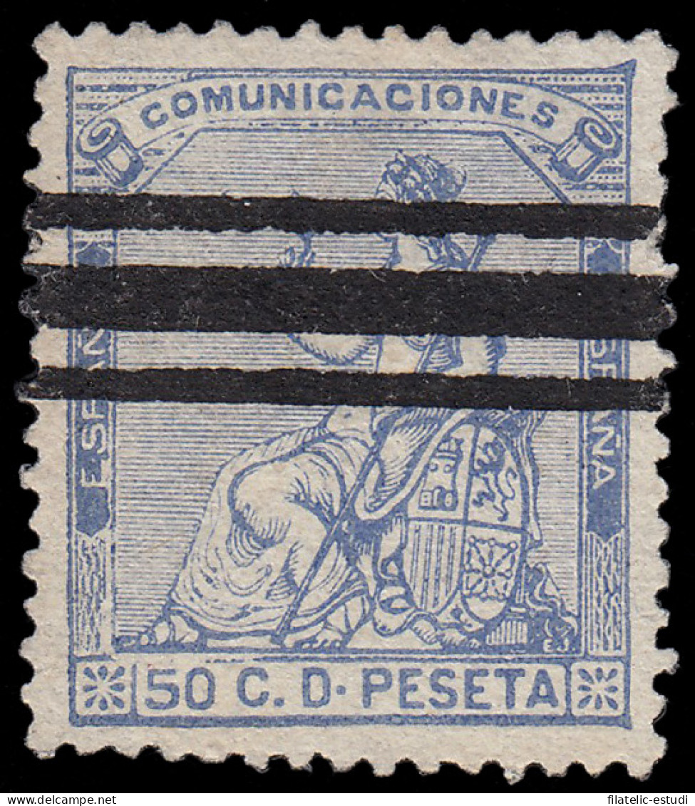 España Spain Barrados 137 1873 Alegoría Comunicaciones - Autres & Non Classés