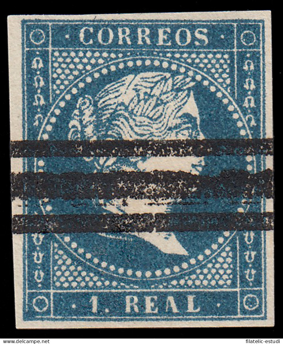 España Spain Barrados 49 1856-59 Isabel II - Other & Unclassified