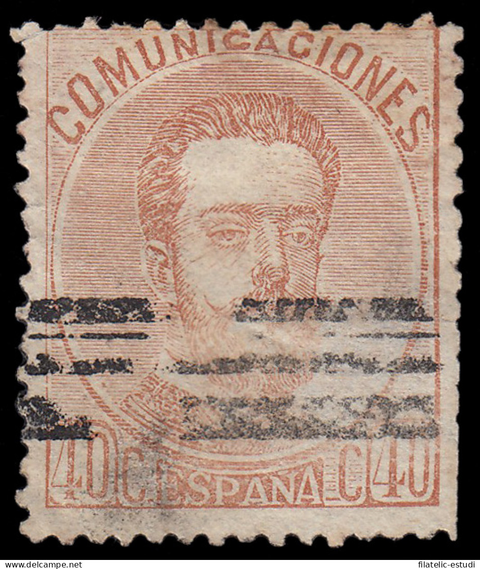 España Spain Barrados 125 1872-73 Reinado De Amadeo I - Autres & Non Classés