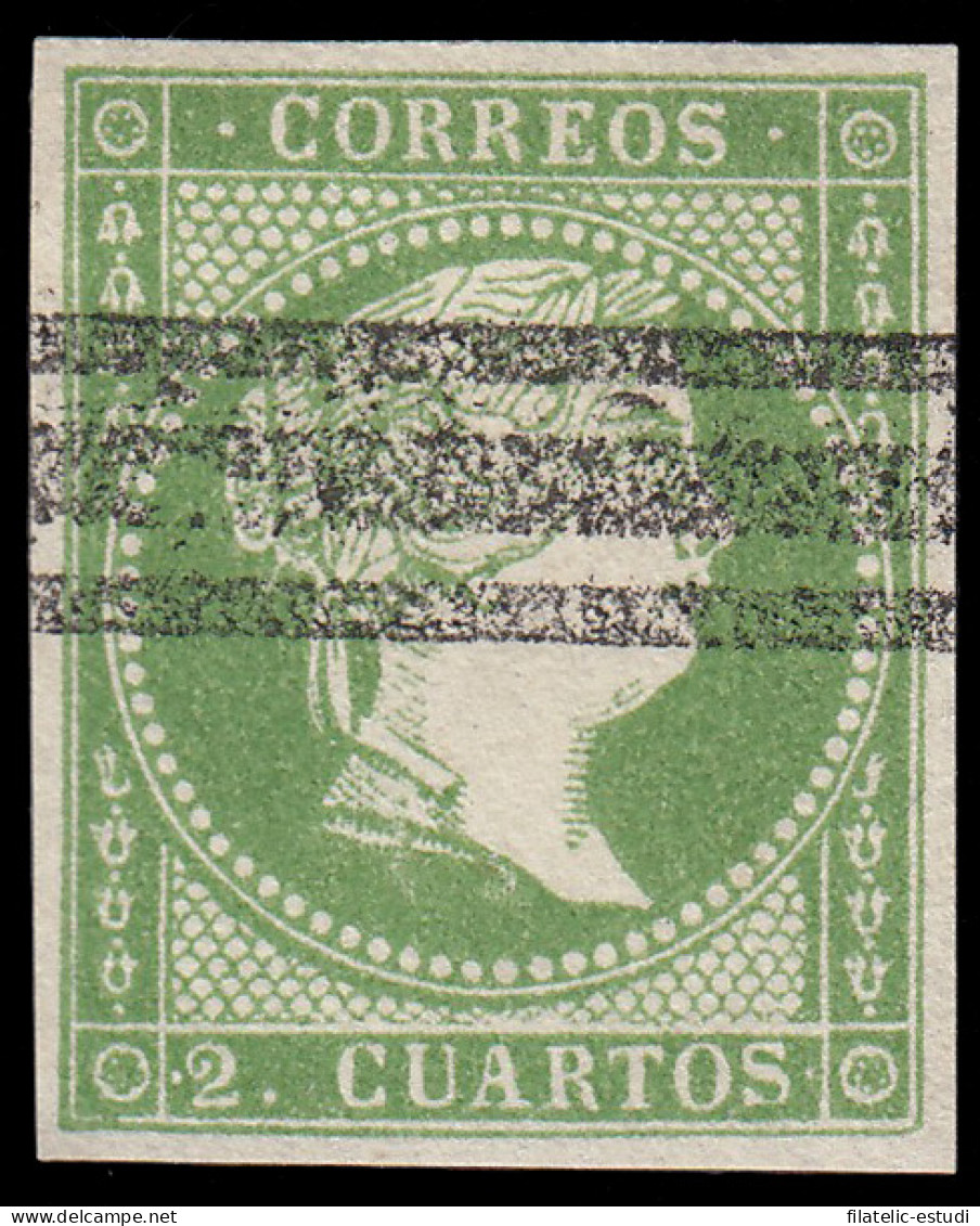 España Spain Barrados 47 1856-59 Isabel II - Altri & Non Classificati