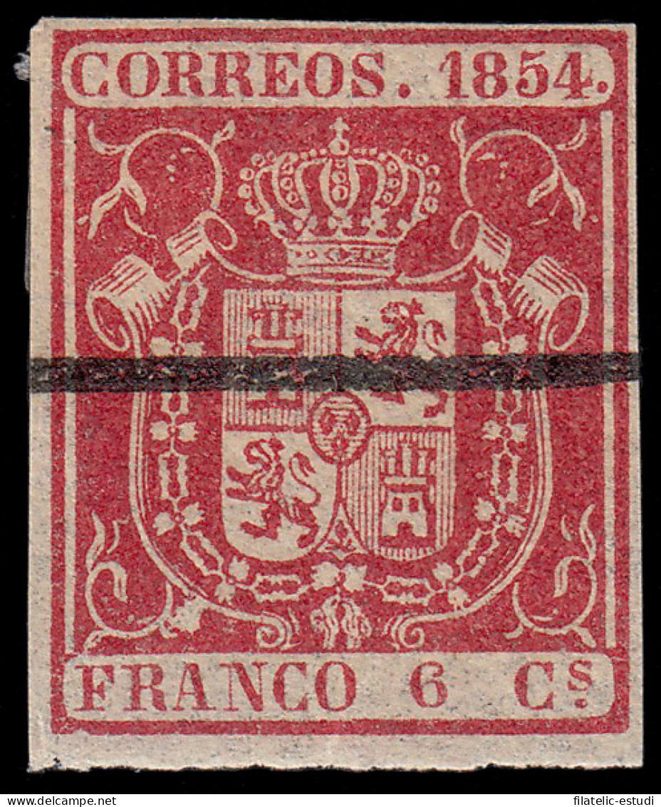 España Spain Barrados 24 1854 Escudo De España - Other & Unclassified