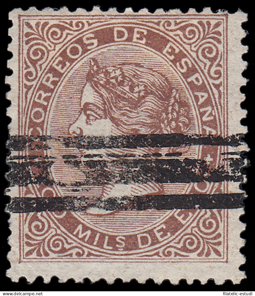 España Spain Barrados 99 1867-69 Isabel II - Other & Unclassified