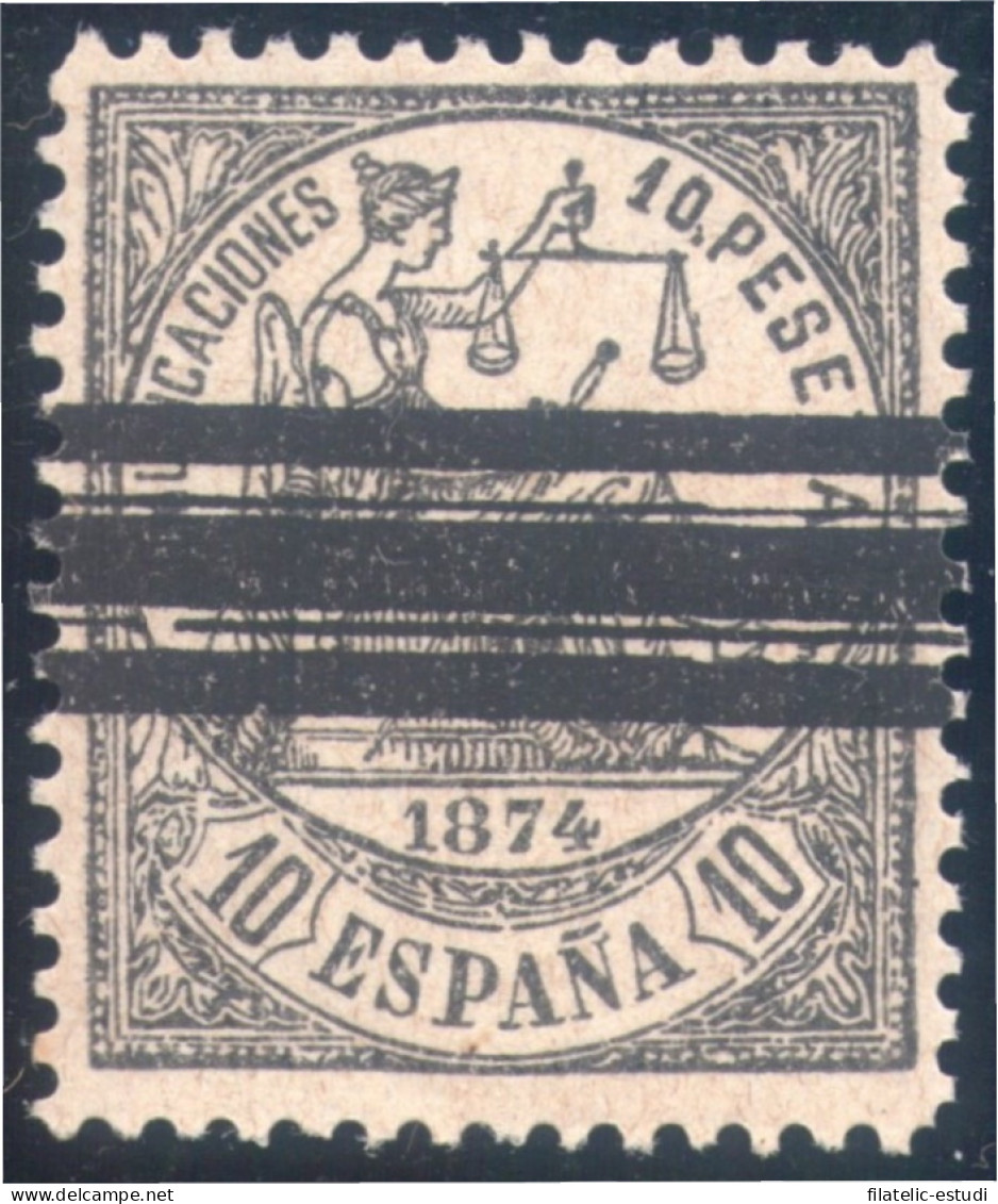 España Spain Barrados 152 1874 Alegoría Comunicaciones - Otros & Sin Clasificación