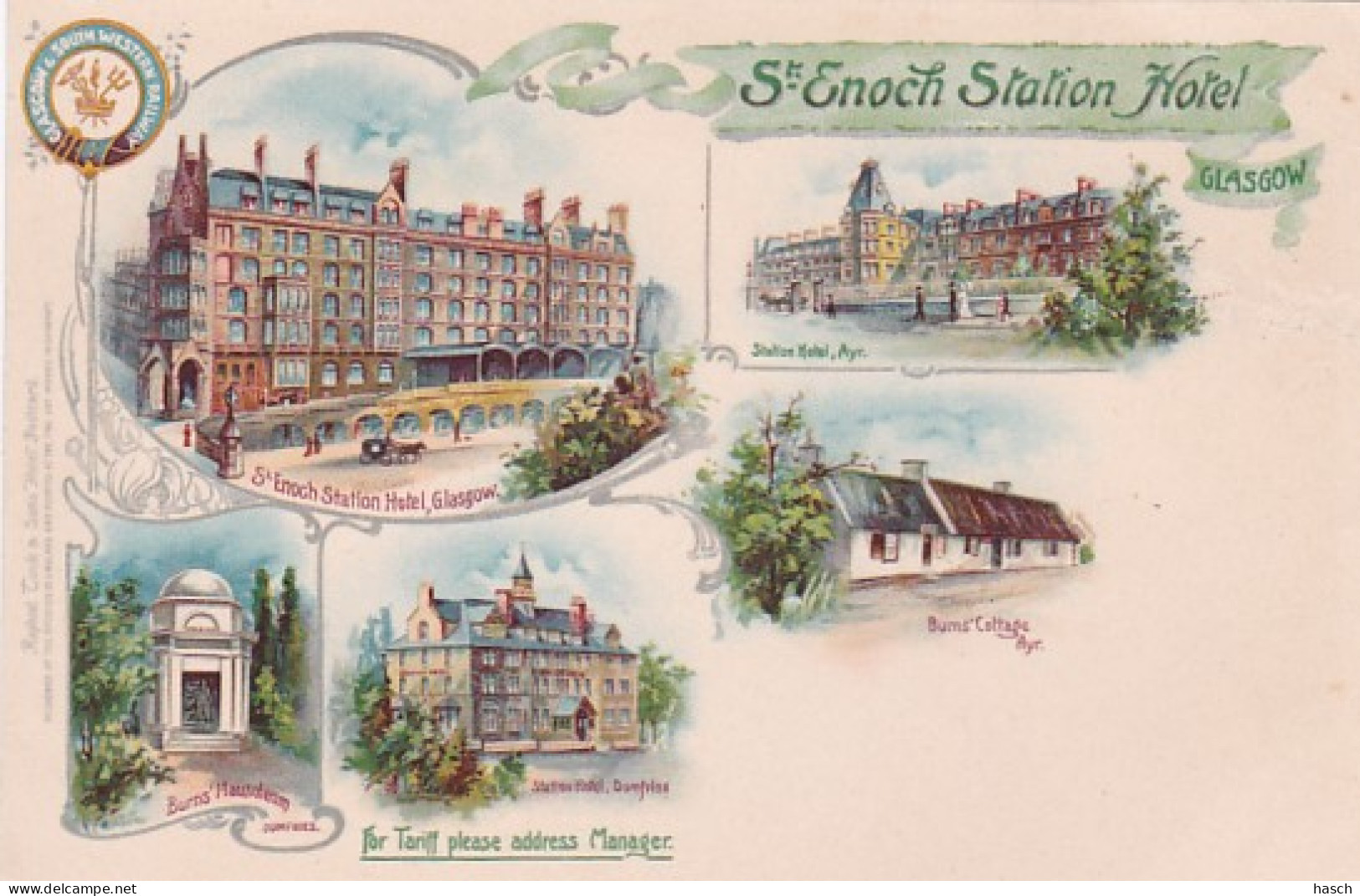 2810	86	St. Enoch Station Hotel Glasgow - Lanarkshire / Glasgow