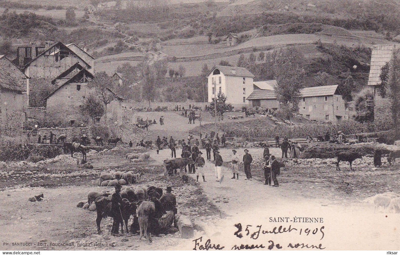 SAINT ETIENNE DE TINEE(MARCHE) - Saint-Etienne-de-Tinée