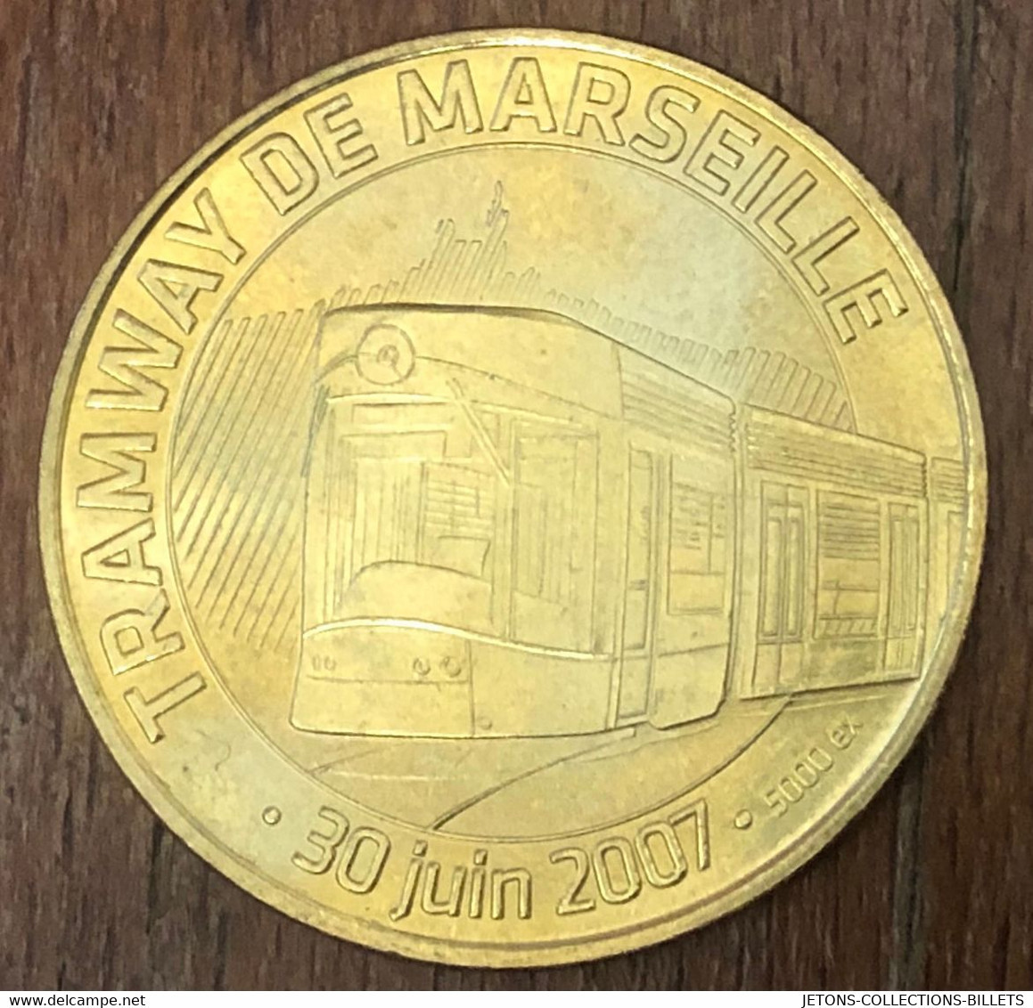 13 MARSEILLE TRAMWAY N°1 MDP 2007 MÉDAILLE SOUVENIR MONNAIE DE PARIS JETON TOURISTIQUE MEDALS COINS TOKENS - 2007