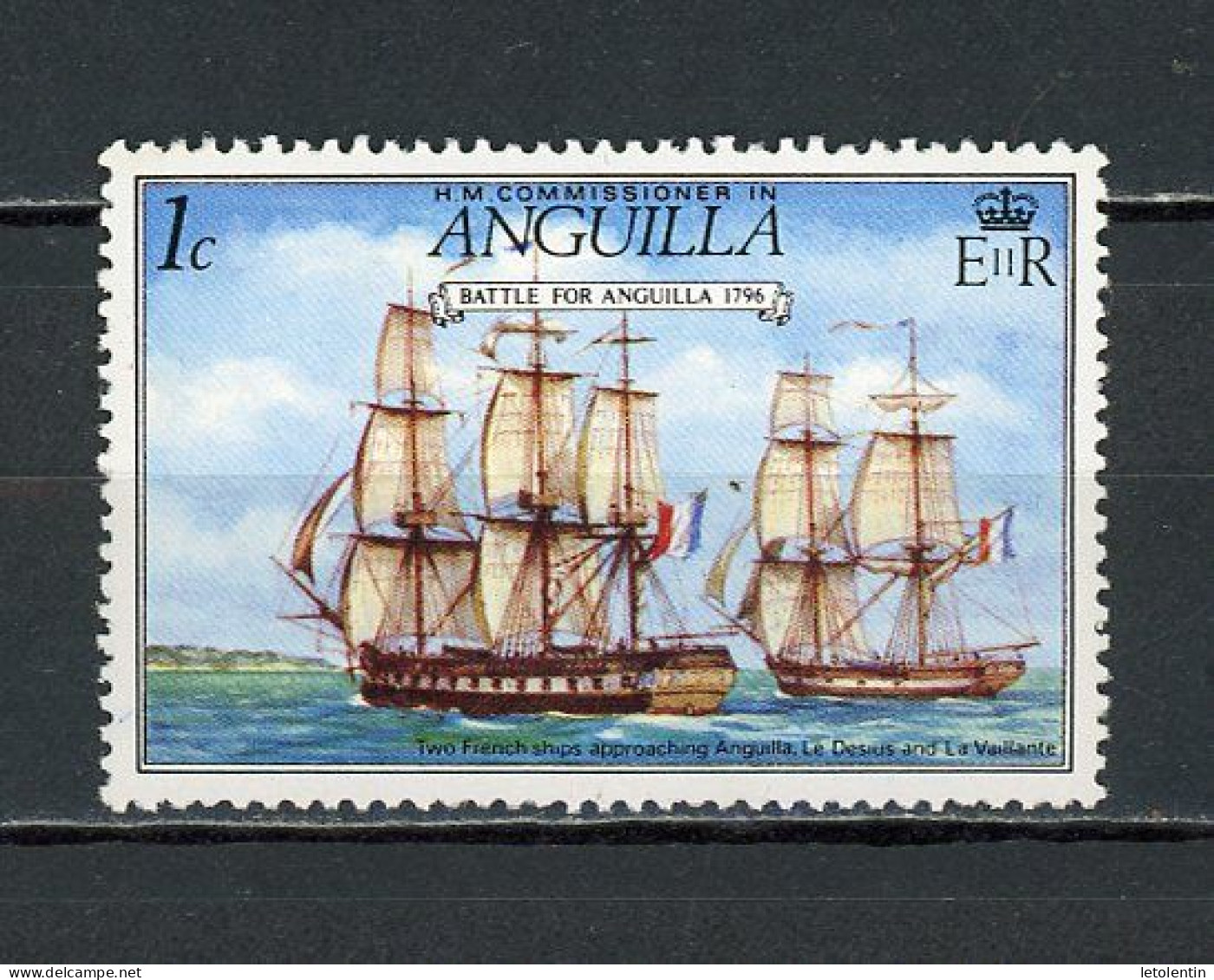 ANGUILLA - BATAILLE NAVALE POUR ANGUILLA - N° Yvert 226 ** - Anguilla (1968-...)