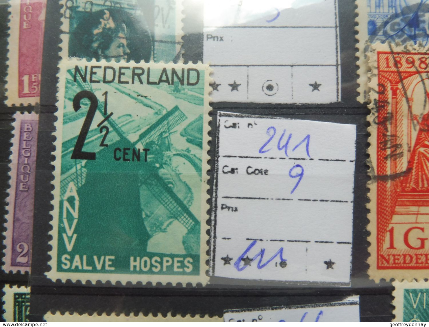 Pays Bas Nederland Holland Mh * Plakken Charniere  241 Perfect Parfait - Oblitérés