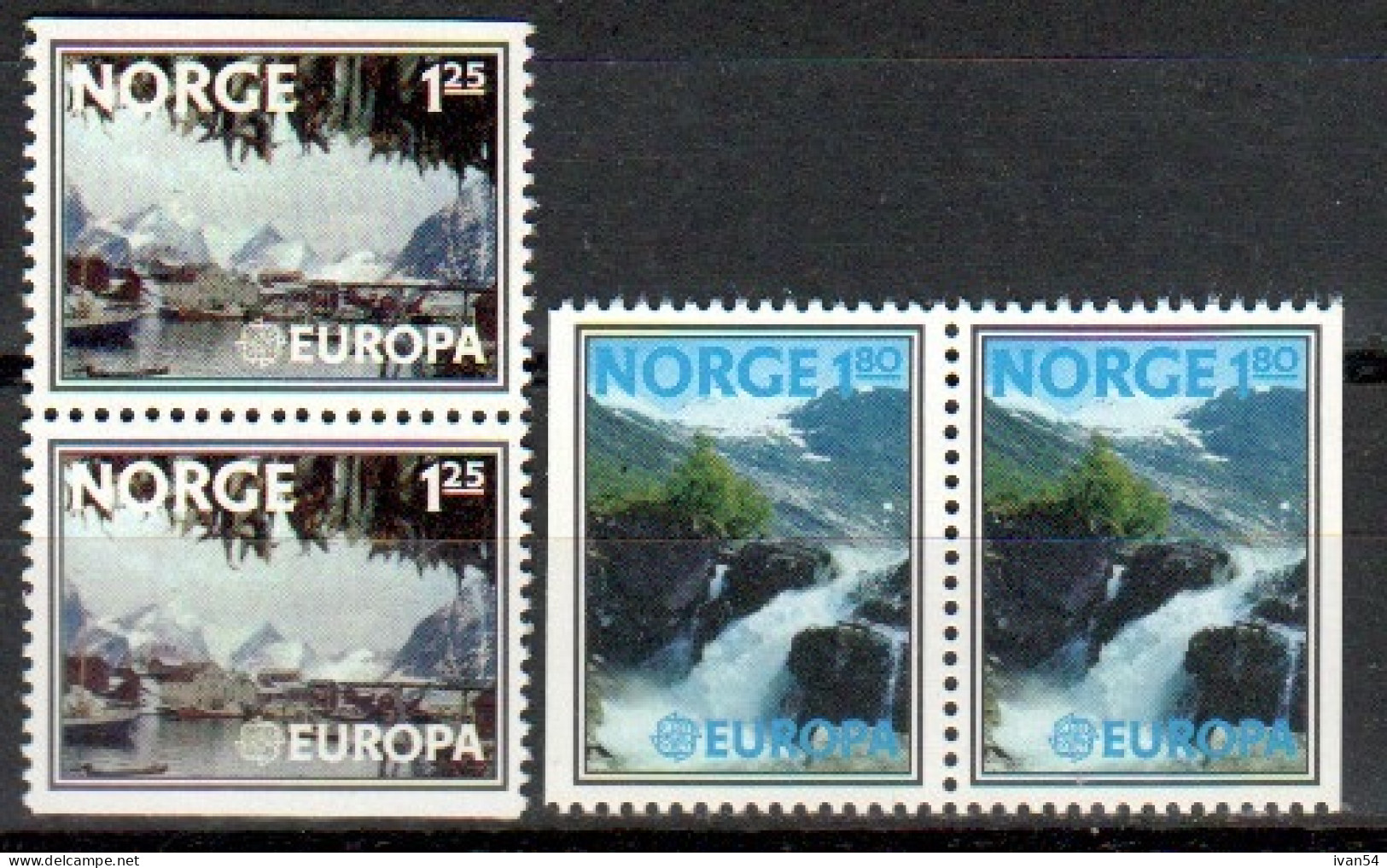 Norvège 698a-699a ** MNH – Europe CEPT 1974 - Sculptures - Ongebruikt