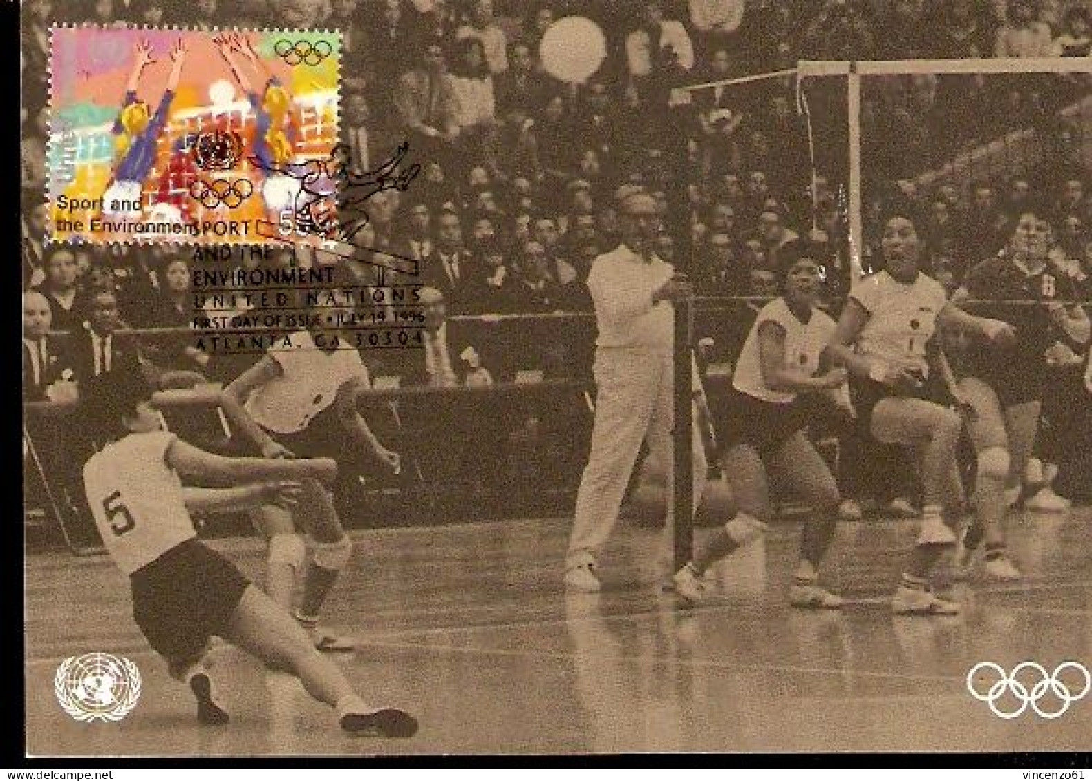 1996 SPORT E AMBIENTE ONU PALLAVOLO WOLLEYBALL - Volley-Ball