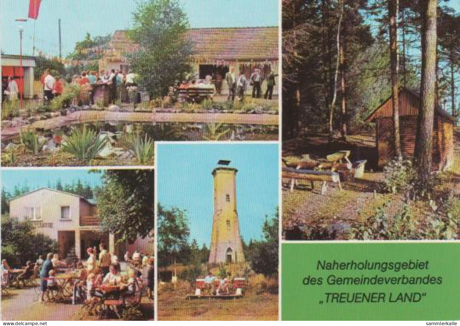 5954 - Treuen - Waldeslust, Waldgaststätte Buch, Perlaser Turm, Fischerhäusel Am Glöckelteich - 1982 - Plauen