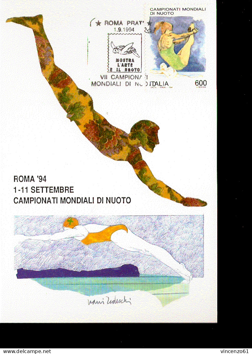 CAMPIONATO MONDIALE DI NUOTO E PALLANUOTO ROMA 94 - CERIMONIA DI CHIUSURA TARTARUGA - Natation