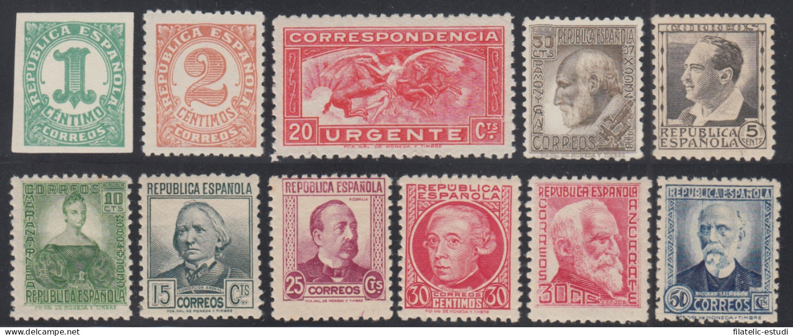 España Spain Año Completo Year Complete 1933 - 34 MH - Full Years